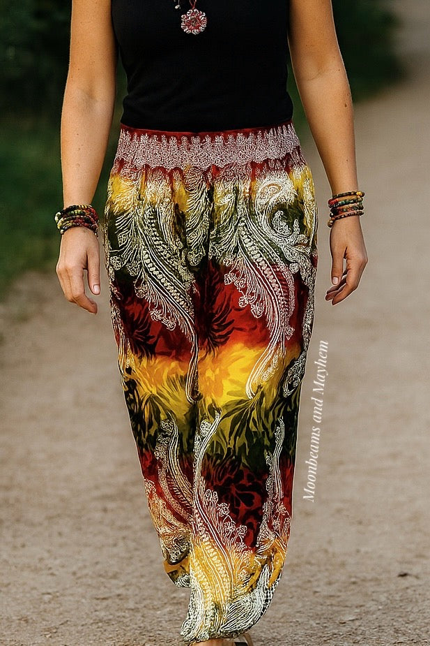 HENNA HAREM TROUSERS (S8R)