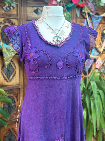 MYSTIC PATCH PURPLE DRESS
