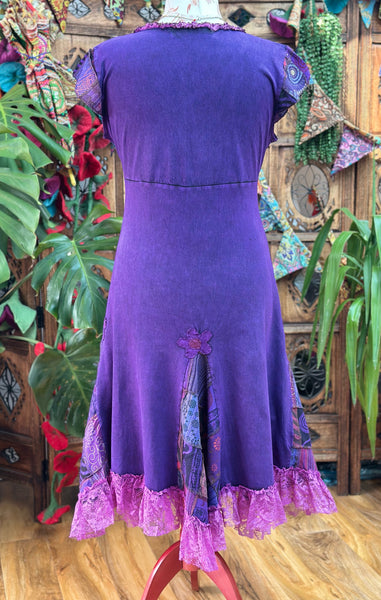 MYSTIC PATCH PURPLE DRESS
