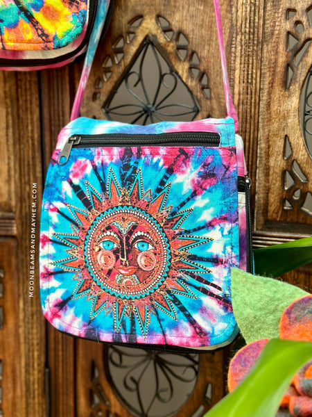 GOLDEN SOLSTICE- TIE TYE BOHO BAG