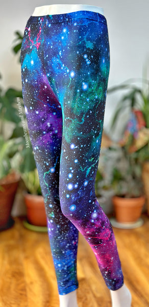 WONDERFUL COSMIC LEGGINGS / REG & PLUS SIZE - MoonbeamsandMayhem