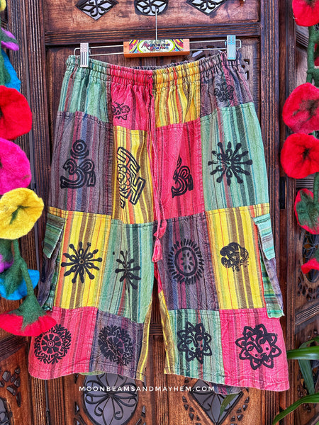 FABULOUS HIPPIE CAMDEN PATCH SHORTS REG + PLUS SIZE - MoonbeamsandMayhem