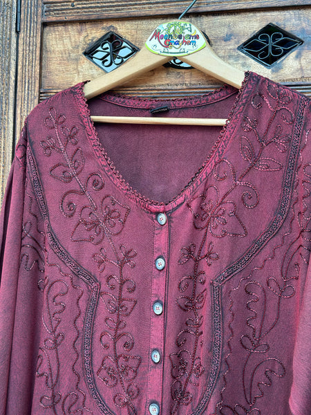 INDIAN RED LUCIANA DRESS L/XL