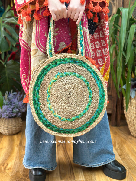BOHO SOLSTICE RATTAN BAG