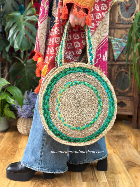 BOHO SOLSTICE RATTAN BAG