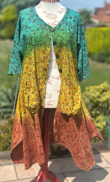 SUNDANCE COTTON SMOCK DRESS / TUNIC SIZE XL (SD125)