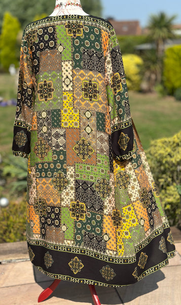 EDEN BELLE KIMONO / DUSTER COAT (PRT80)