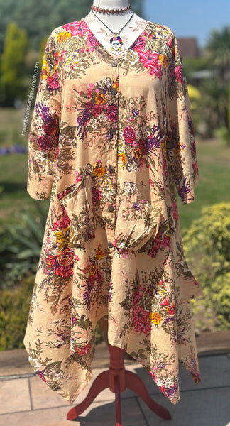 DAWN MEADOW ART TUNIC/DRESS (S531)