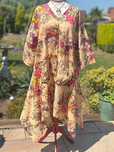 DAWN MEADOW ART TUNIC/DRESS (S531)