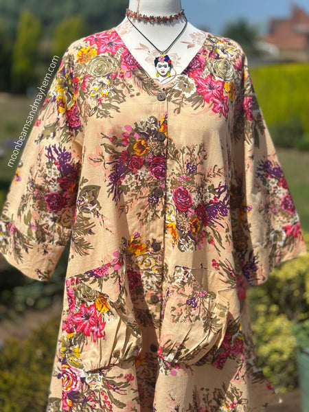 DAWN MEADOW ART TUNIC/DRESS (S531)