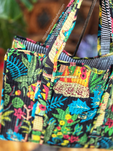 KANTHA GODDESS SHOPPER BAG (BA150)