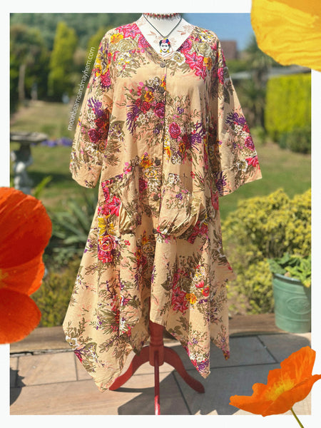 DAWN MEADOW ART TUNIC/DRESS (S531)