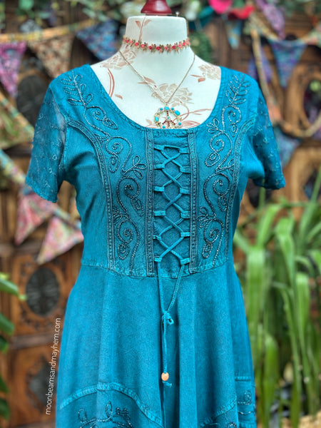 MOONLIT TIDE MOONDANCE MIDI DRESS (MD203)