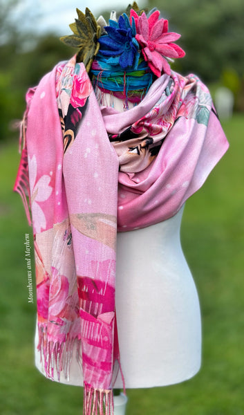 DIVINE FRIDA KAHLO SCARF / PASHMINA / SHAWL