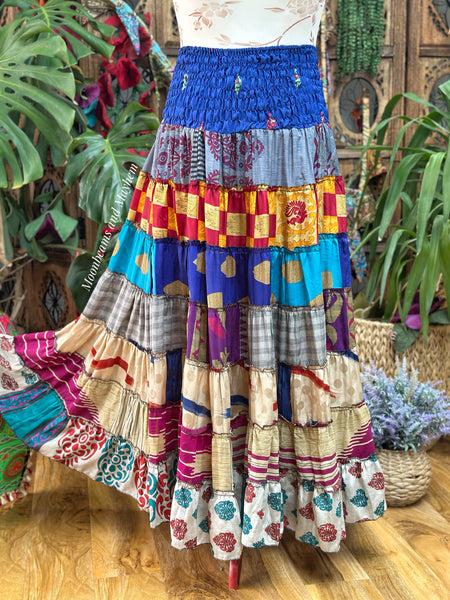 SHANGRI LA RUFFLE MAXI SKIRT (SR815)