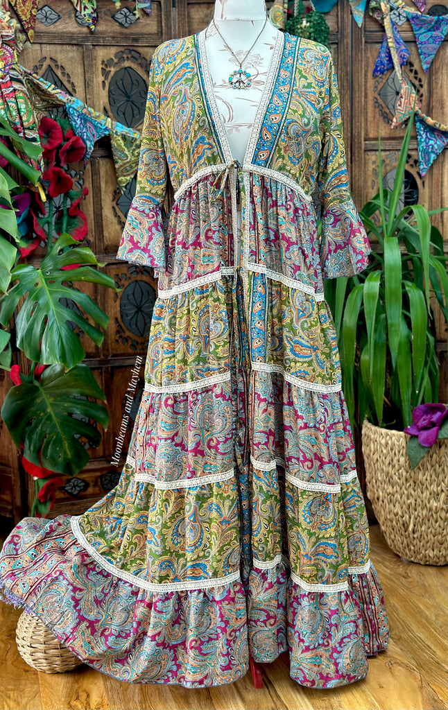 FLOWER MOON KIMONO MAXI LENGTH (OFFM34)