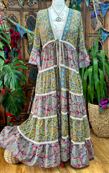 FLOWER MOON KIMONO MAXI LENGTH (OFFM34)