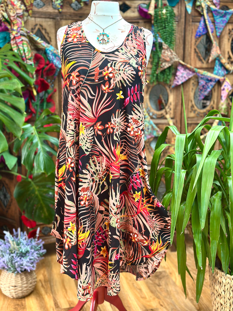 INTO THE TROPICS DRESS (J25)