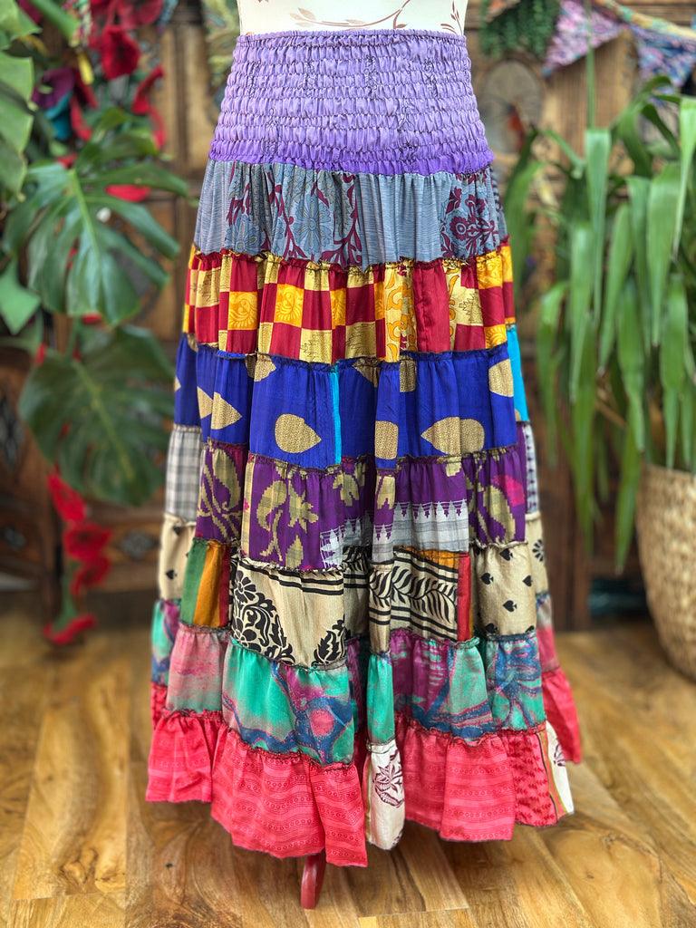 SHANGRI LA RUFFLE MAXI SKIRT (SR817)