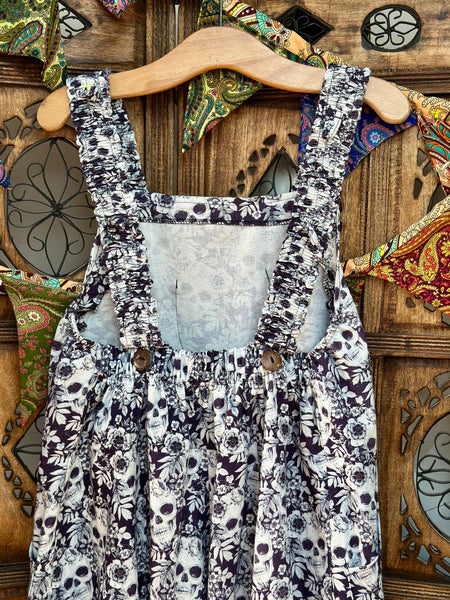 SKULL & BLOOM HAREM DUNGAREES
