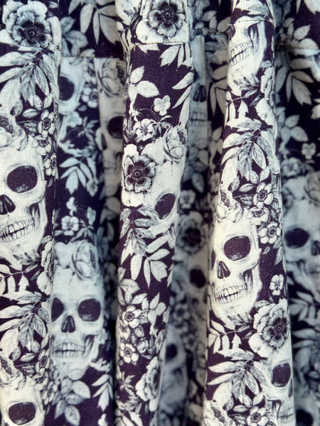 SKULL & BLOOM HAREM DUNGAREES