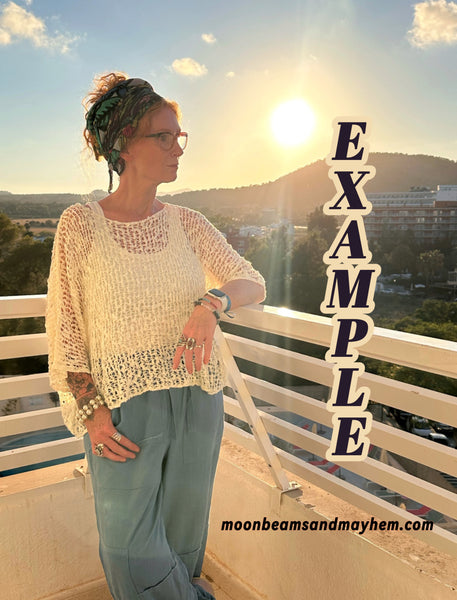 LOOSE WEAVE MYSTIC VIOLET PULLOVER