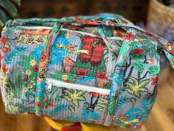 KANTHA GODDESS WEEKENDER HOLDALL DUFFLE BAG (BA126)