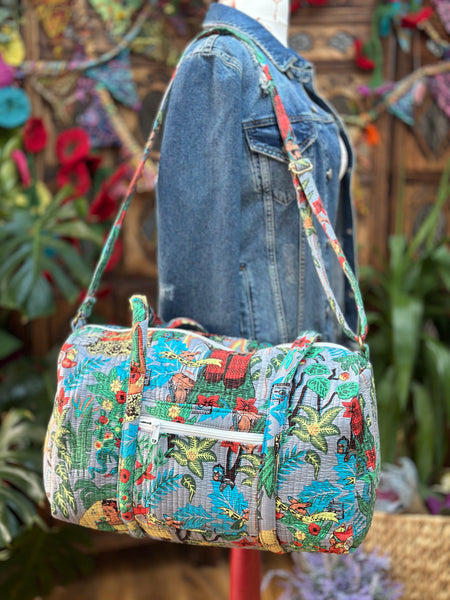 KANTHA GODDESS WEEKENDER HOLDALL DUFFLE BAG (BA126)