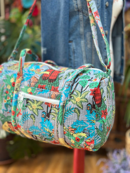 KANTHA GODDESS WEEKENDER HOLDALL DUFFLE BAG (BA126)