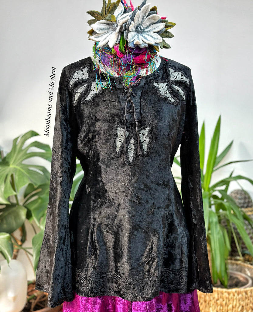 VELVET STEVIE TOP (SIZE M)