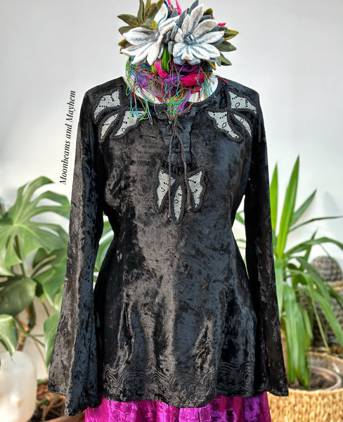 VELVET STEVIE TOP (SIZE M)