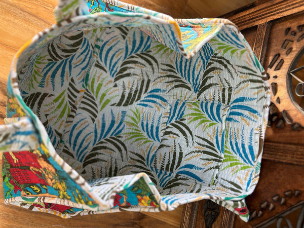 KANTHA GODDESS SHOPPER BAG (BA132)