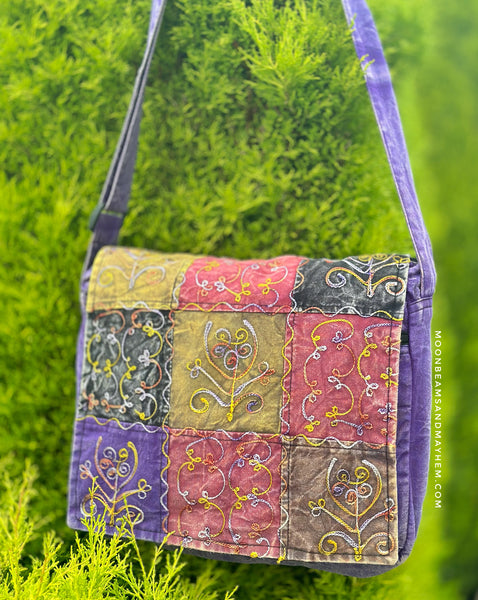 AMETHYST PURPLE AURORA SATCHEL /SHOULDER BAG