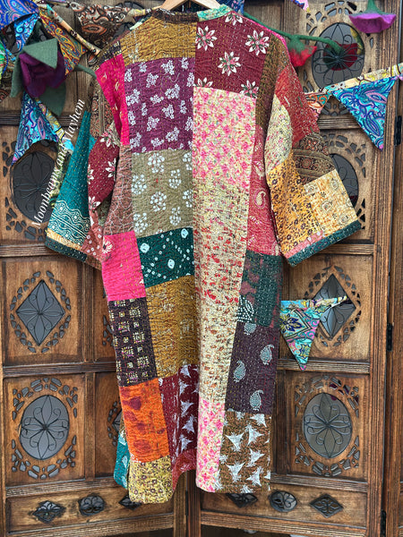 LONG SAFFRON SOUL KIMONO / DUSTER COAT (OF746CL)