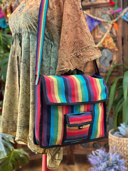 FREE SPIRIT COTTON SATCHEL