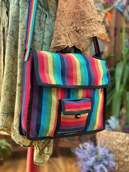 FREE SPIRIT COTTON SATCHEL