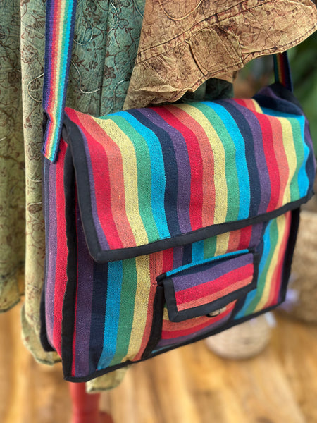 FREE SPIRIT COTTON SATCHEL