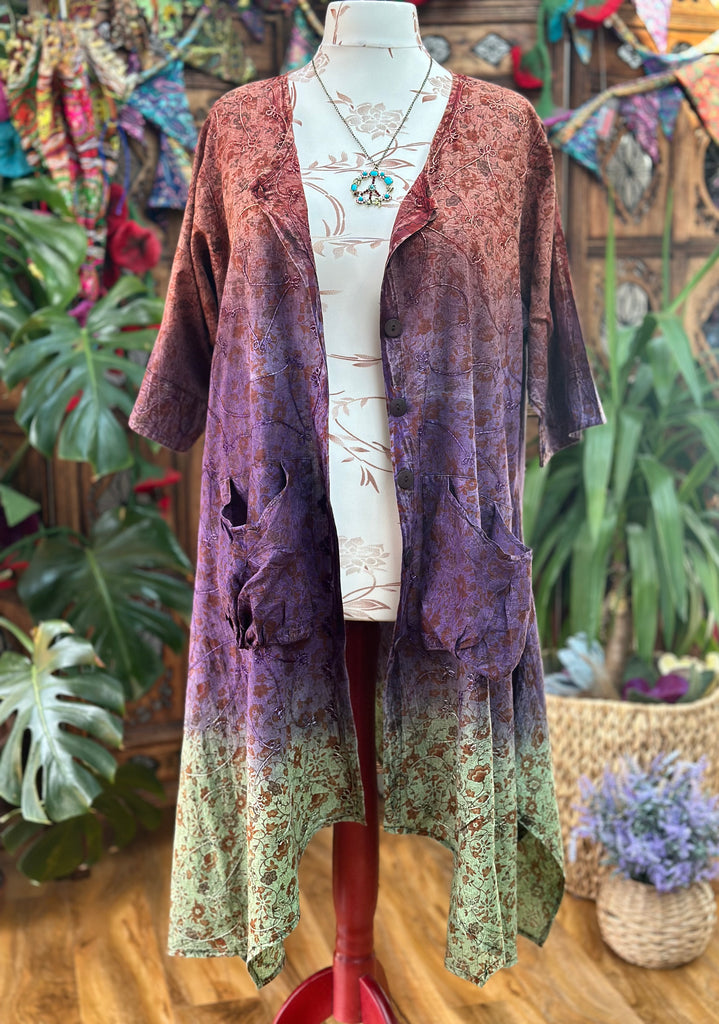 SUNDANCE COTTON SMOCK DRESS / TUNIC SIZE