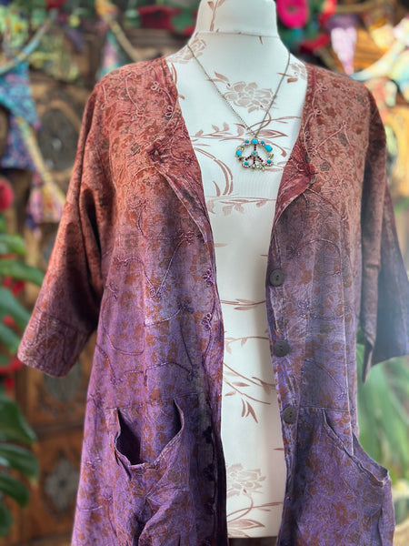 SUNDANCE COTTON SMOCK DRESS / TUNIC SIZE