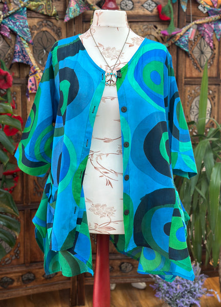 PAINTED SKY ART TUNIC (XL) (OF)