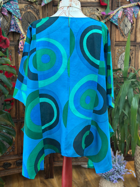 PAINTED SKY ART TUNIC (XL) (OF)