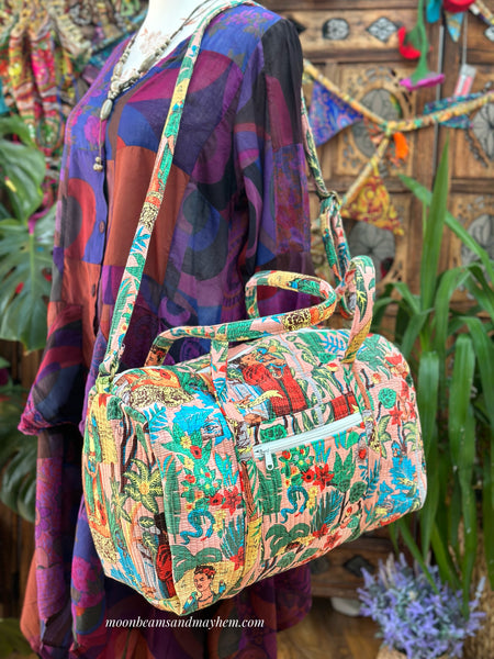 KANTHA GODDESS WEEKENDER HOLDALL DUFFLE BAG (BA139)