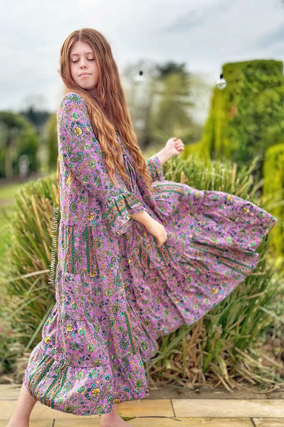LAVENDER PORTOBELLO ROAD DRESS