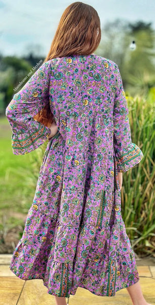 LAVENDER PORTOBELLO ROAD DRESS