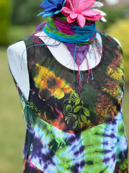 BEAUTIFUL FIELD OF DREAMS TUNIC / DRESS M / L (FD733)