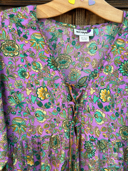 LAVENDER PORTOBELLO ROAD DRESS