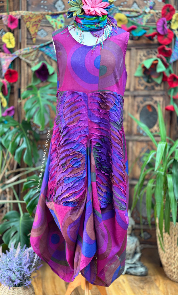 MOONSHADOW PURPLE ART DRESS