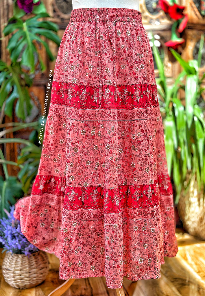 FORGET ME NOT COTTON SKIRT