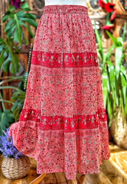 FORGET ME NOT COTTON SKIRT