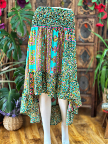 PORTOBELLO ROAD ASYMMETRICAL BOHEMIAN SKIRT (SF791)